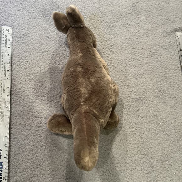 Wild Republic Kangaroo w/Joey Plush Gray Mom and Baby Stuffed Animal 13" - Picture 10 of 12